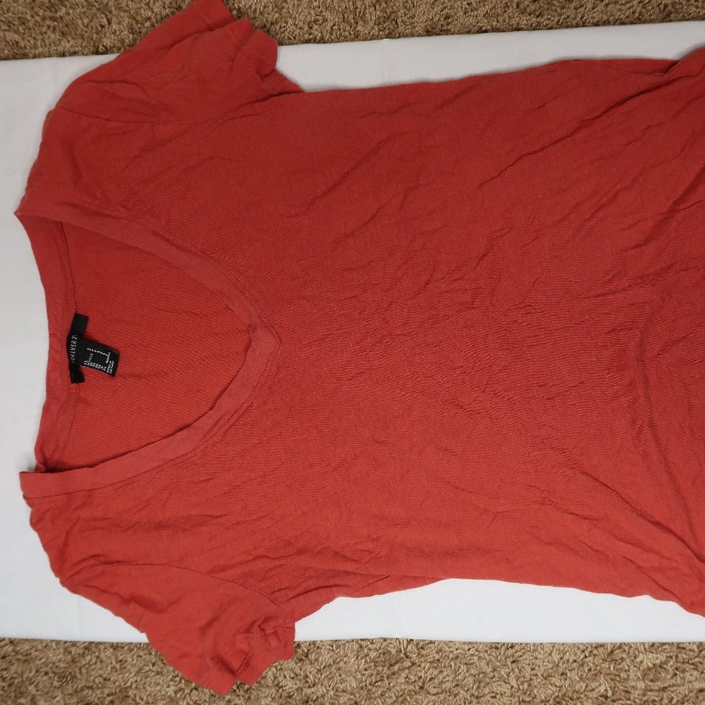 Forever 21 orange shirt